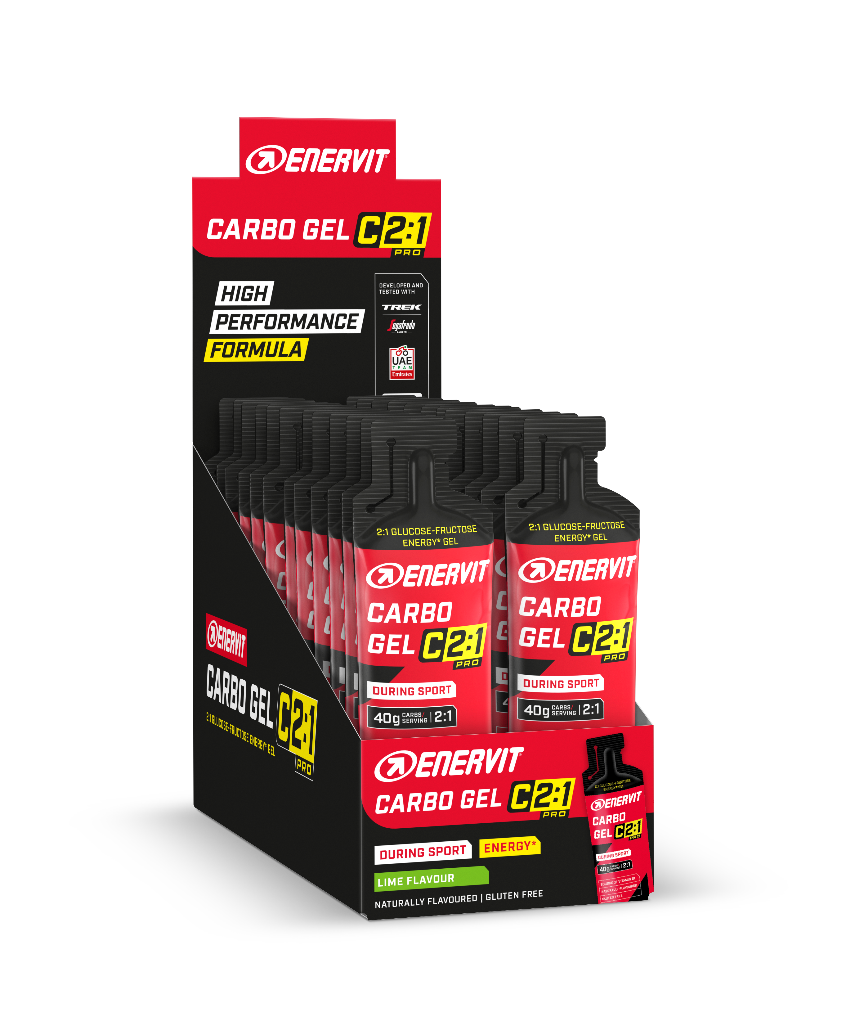 Carbo Gel Lime, Box 40g,  24x